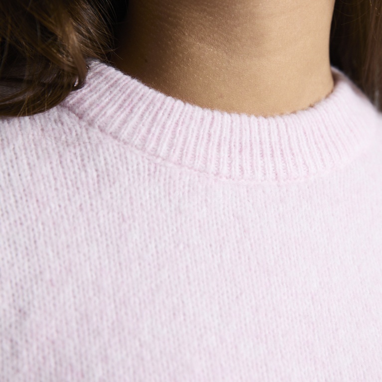 Basic knit sweater "Camilla" Light Pink